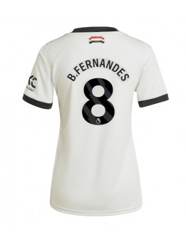 Manchester United Bruno Fernandes #8 Zenski Rezervni Dres 2024-25 Kratak Rukavima